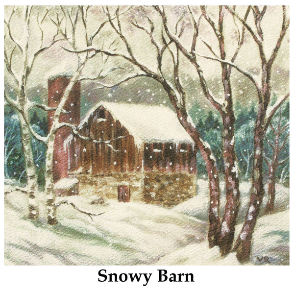 Snowy Barn