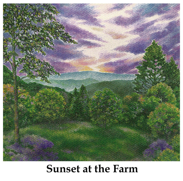 Sunset at the Farm