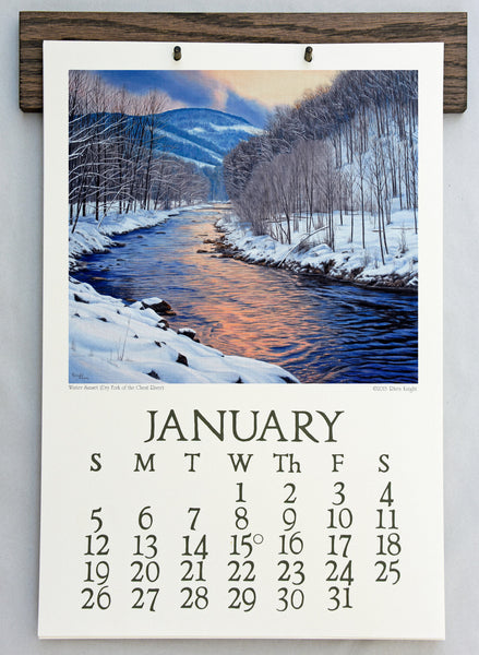 Calendar Hanger - Barnwood