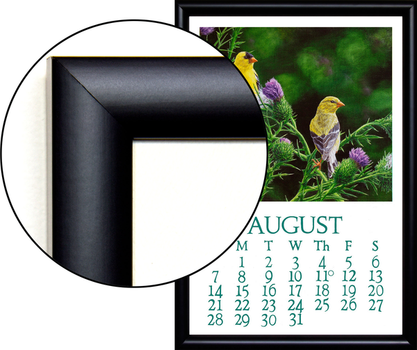 Black Frame with Calendar