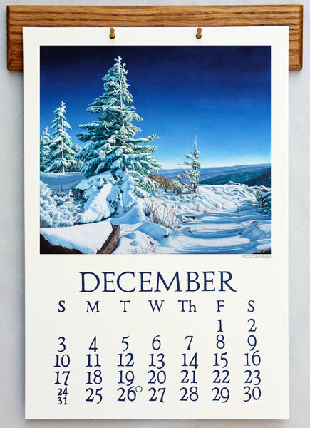 Calendar Hanger - Oak