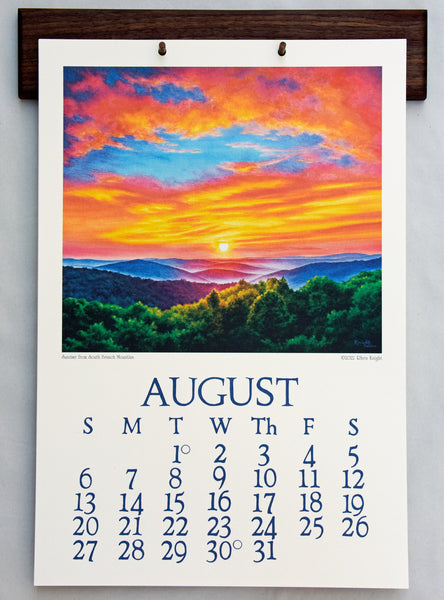 Calendar Hanger - Walnut
