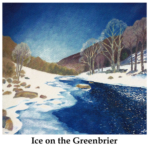 Ice on the Greenbrier