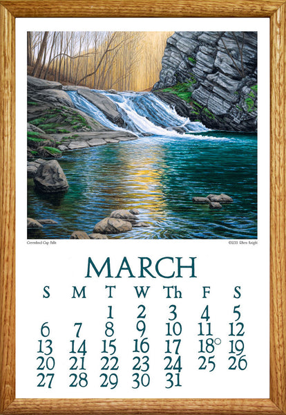 Oak Frame With Calendar Pre Order Wolf Creek Printery oak-frame-with-calendar-pre-order-wolf-creek-printery